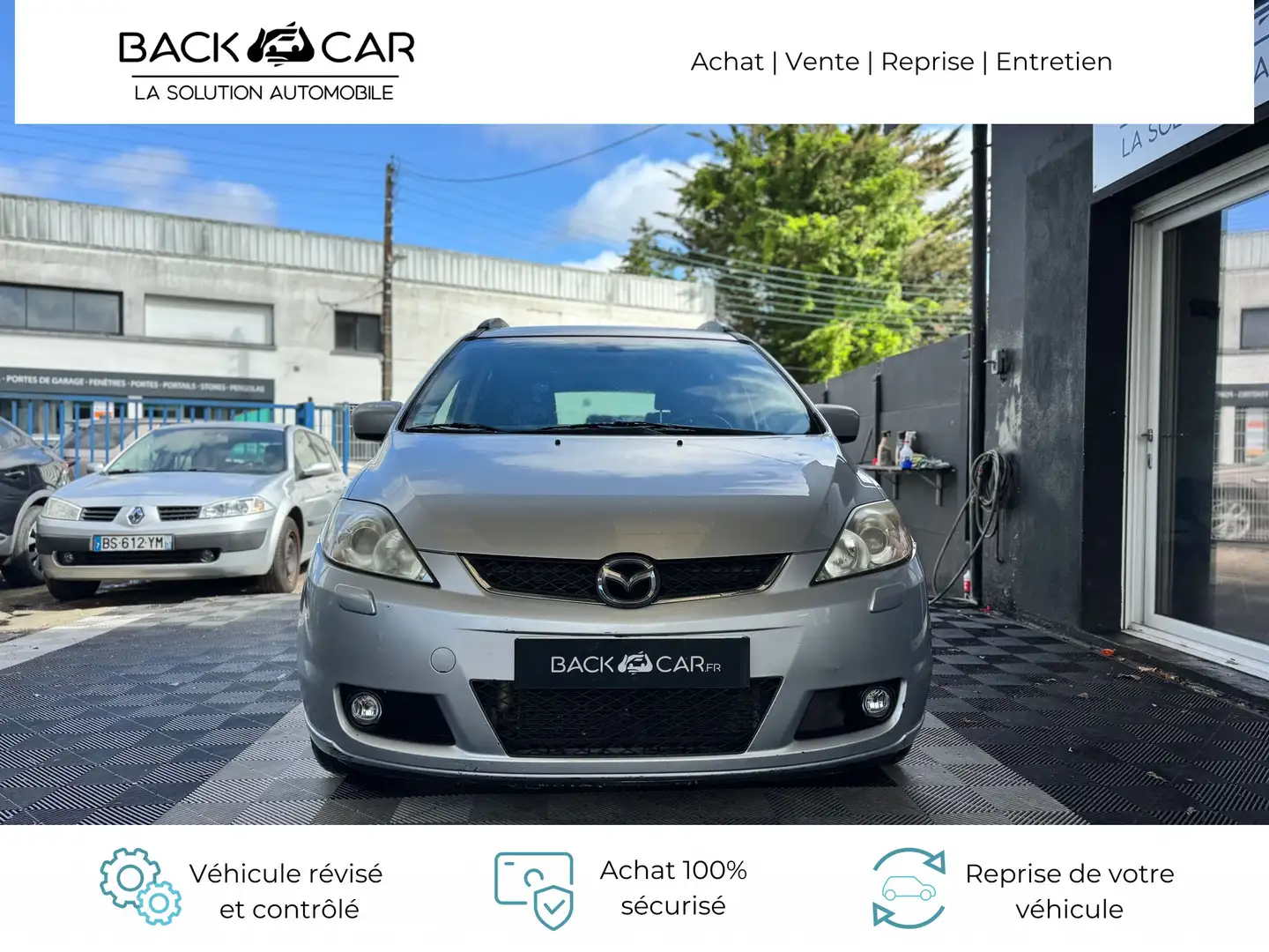 Mazda 5 2.0 CD-MZR 143 7pl Elegance - SUIVI ENTRETIEN + DI Gris - 2