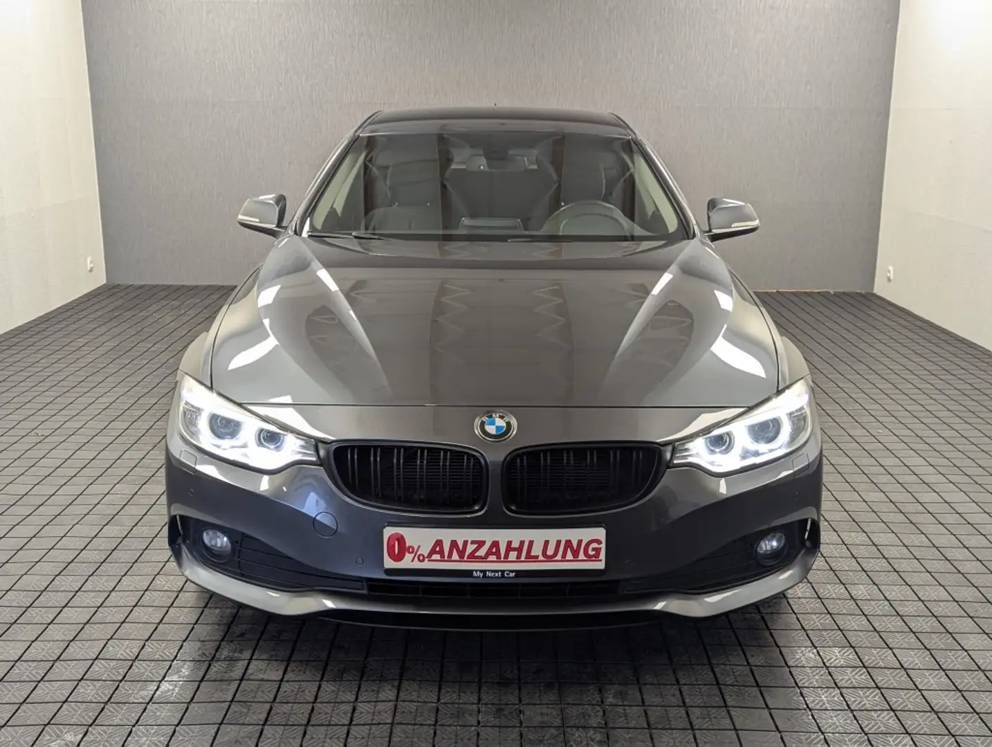 BMW 418 Bi-Xenon+Navi+Leder+Temp+PDC+Shzg Gris - 2