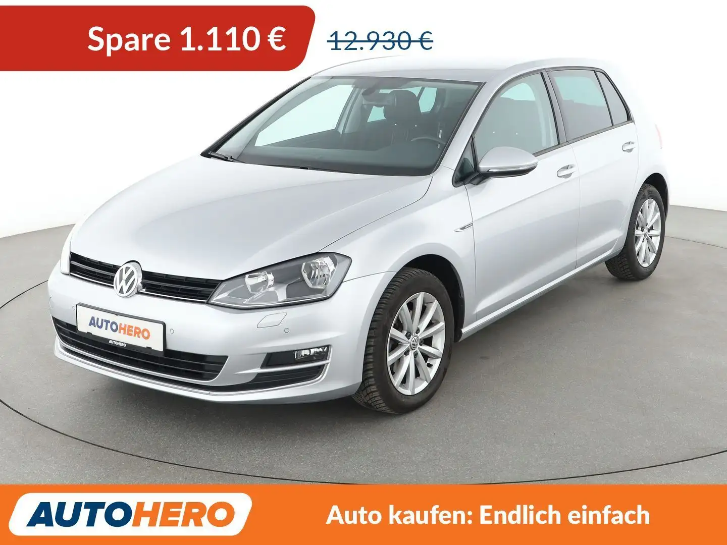 Volkswagen Golf 1.2 TSI Lounge BMT*TEMPO*PDC*SHZ* Argent - 1
