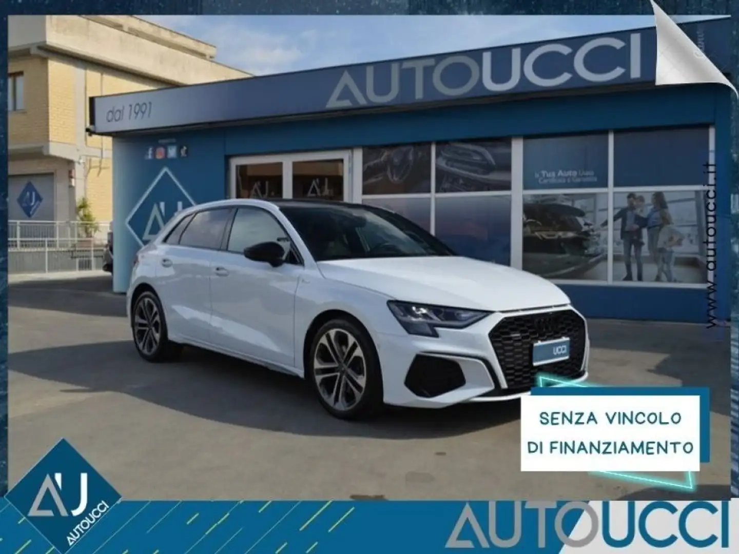 Audi A3 SPB 40 TDI quattro S tronic S Line Edition Weiß - 1