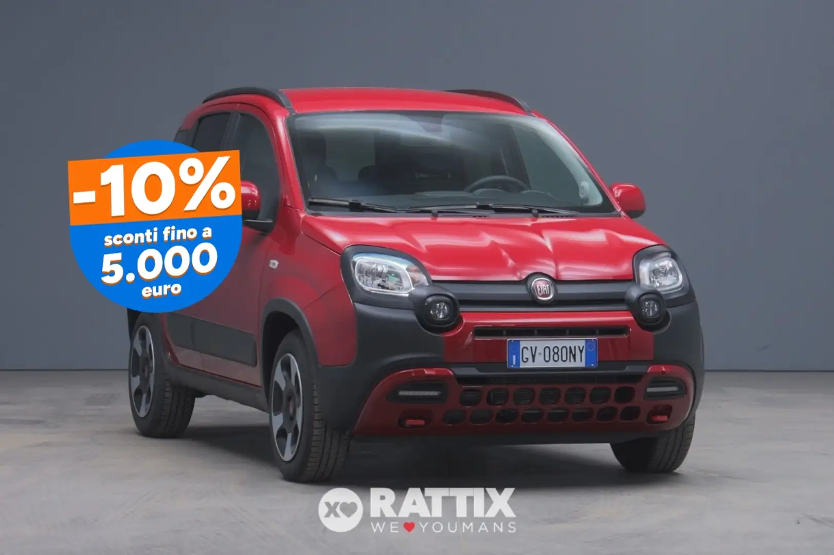 Fiat Panda 1.0 Firefly Hybrid 70CV Cross 5p.ti Rouge - 1
