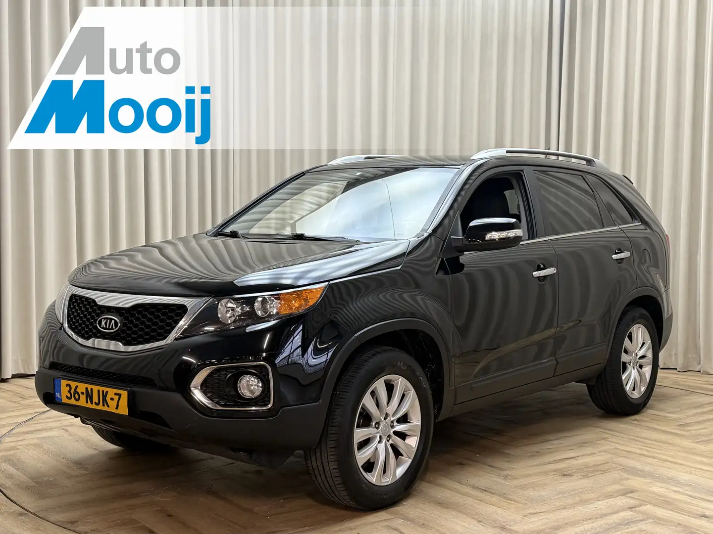 Kia Sorento 2.4 X-ecutive 7p. Org.NL! / Android Auto / Cruise Schwarz - 1