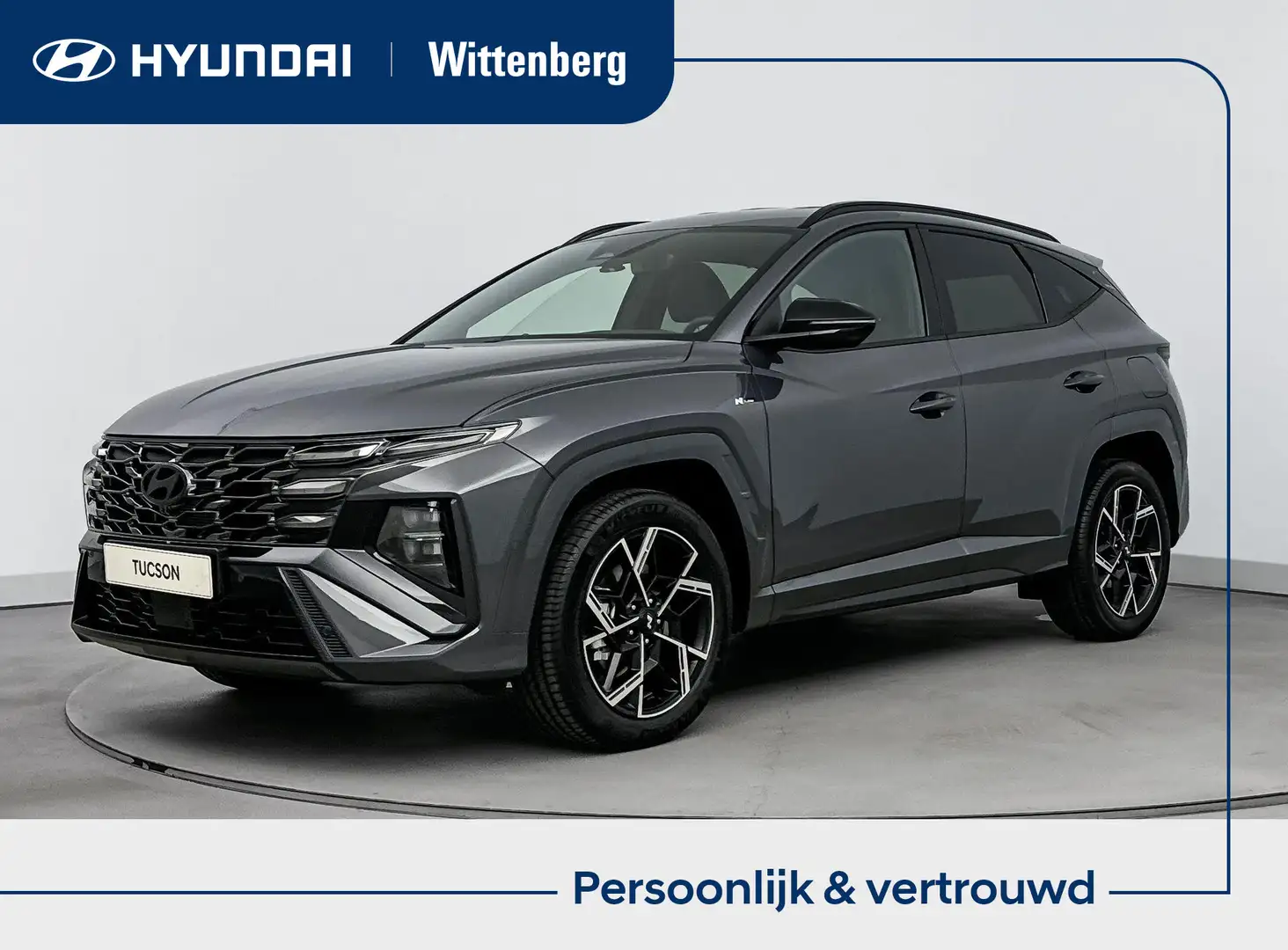 Hyundai TUCSON 1.6 T-GDI HEV N Line Grijs - 1