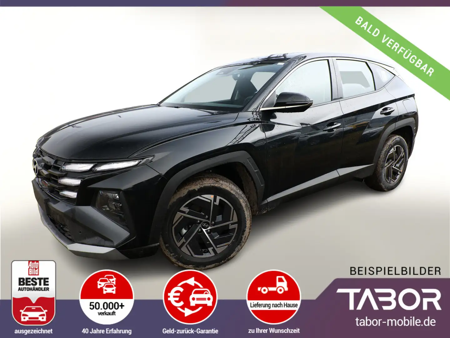 Hyundai TUCSON 1.6 HEV 215 DCT LED Nav Kam PDC Keyl LFA Gris - 1