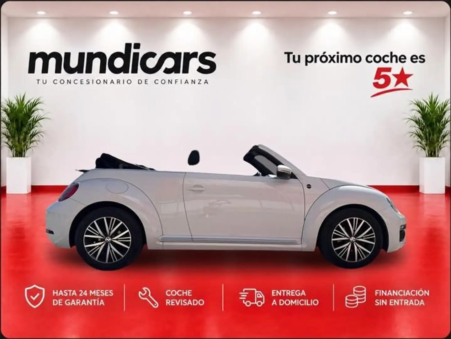 Volkswagen Beetle Cabrio Karmann 1.2 TSI 105CV BMT Blanco - 2