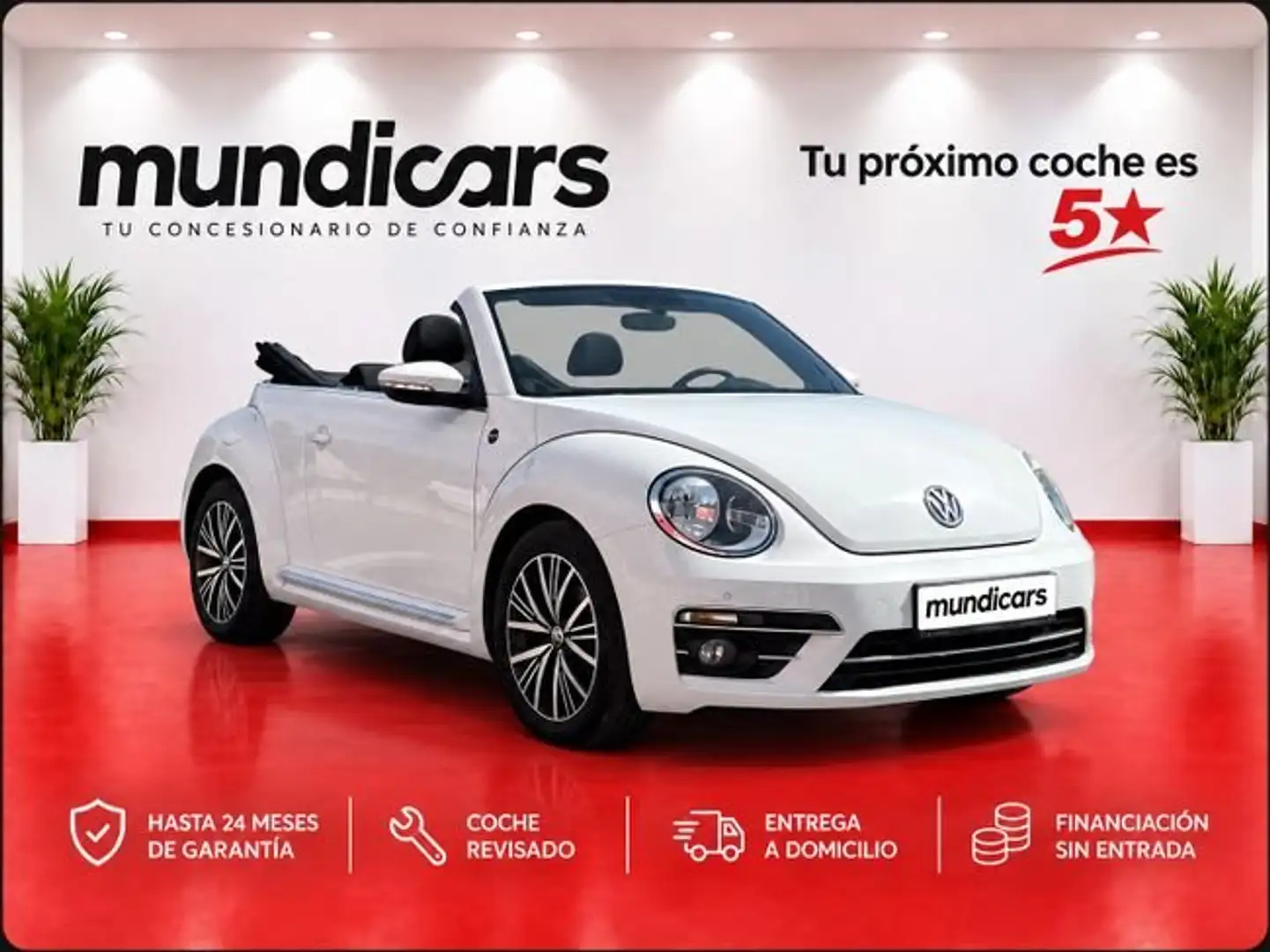Volkswagen Beetle Cabrio Karmann 1.2 TSI 105CV BMT Blanco - 1