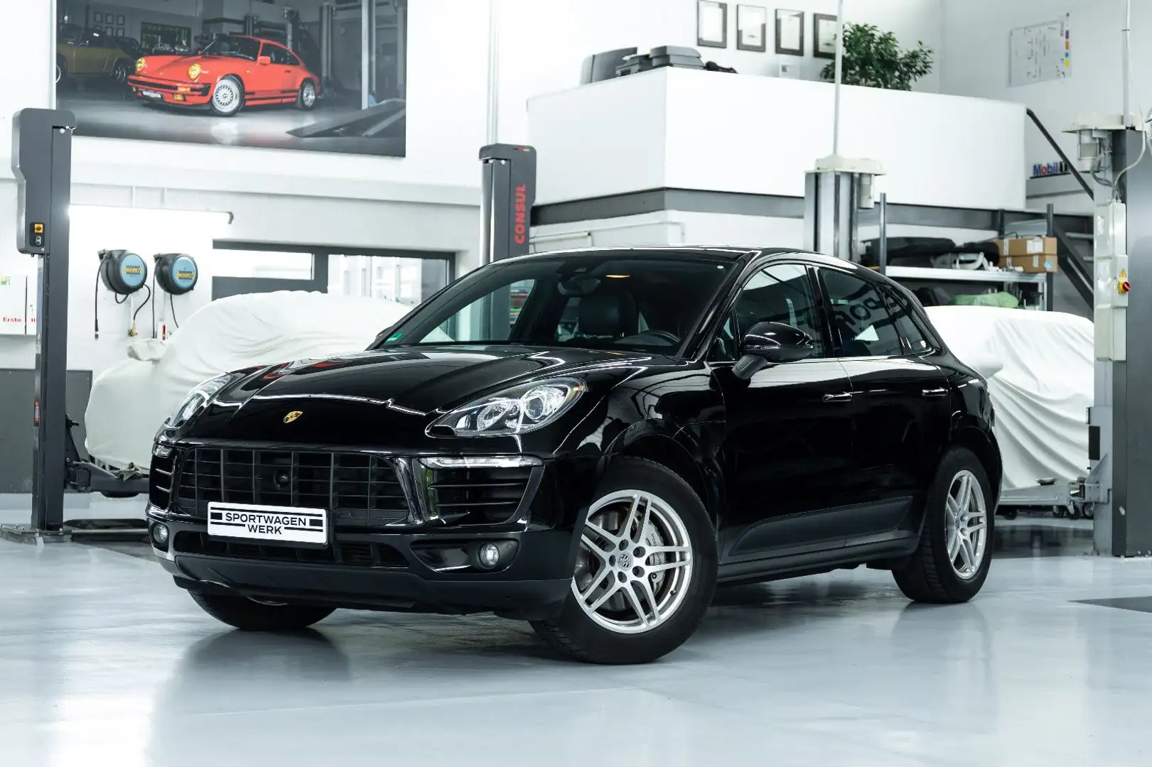Porsche Macan S I PASM I Bose I Pano I 1. Hand I BRD Noir - 1