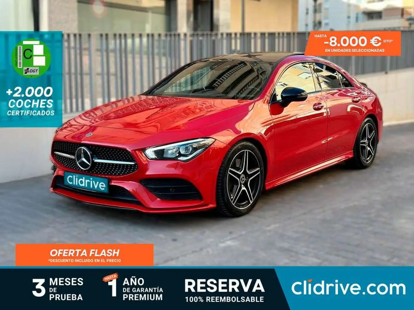 Mercedes-Benz CLA 200 200d 7G-DCT Rojo - 1