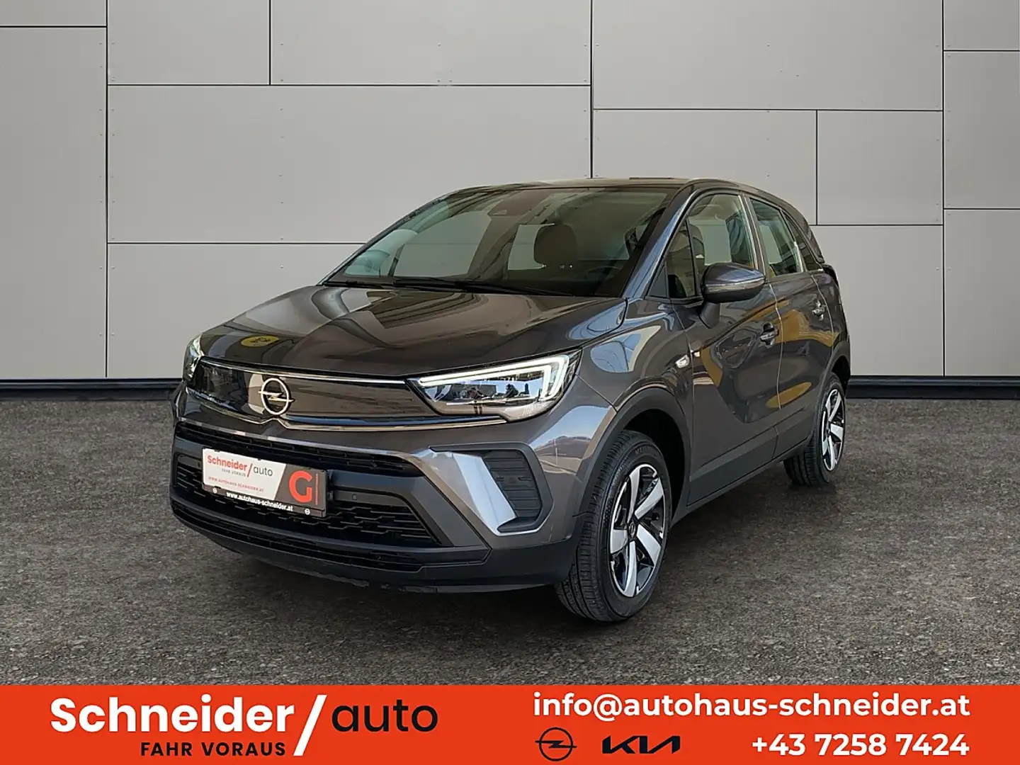 Opel Crossland 1,2 Turbo Edition Grau - 1
