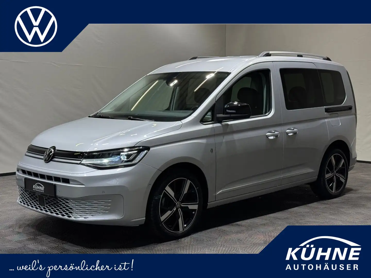 Volkswagen Caddy Style 2.0 TDI DSG | AHK LED NAVI APP-CONN Argento - 1