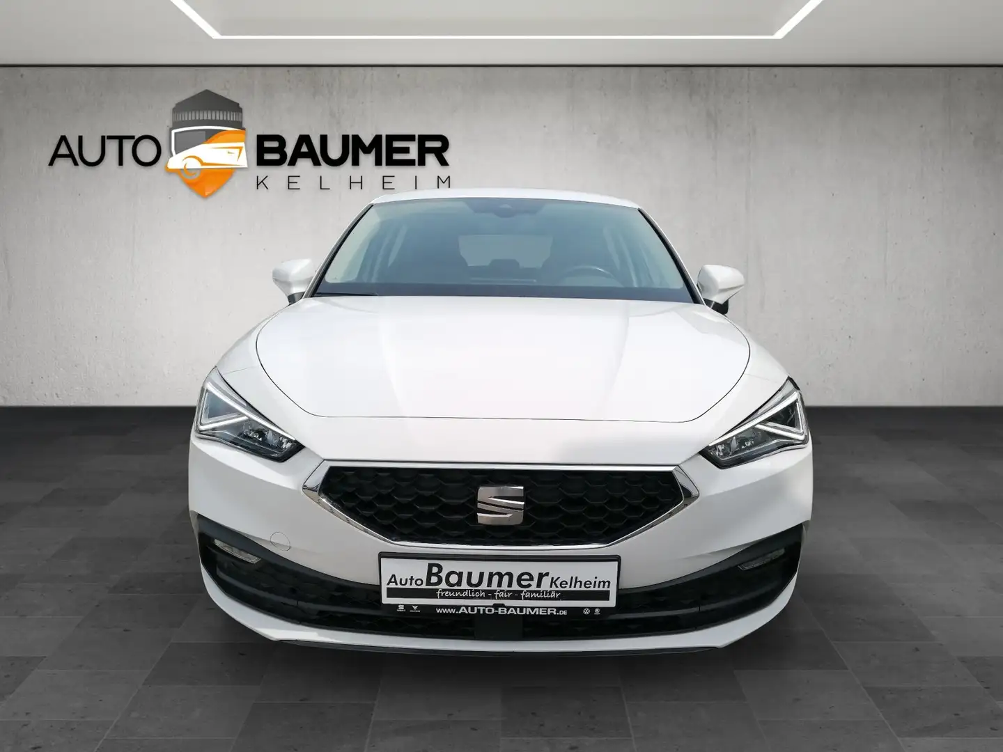 SEAT Leon 1.5 TSI Style AHK FAP M KAM Blanc - 2