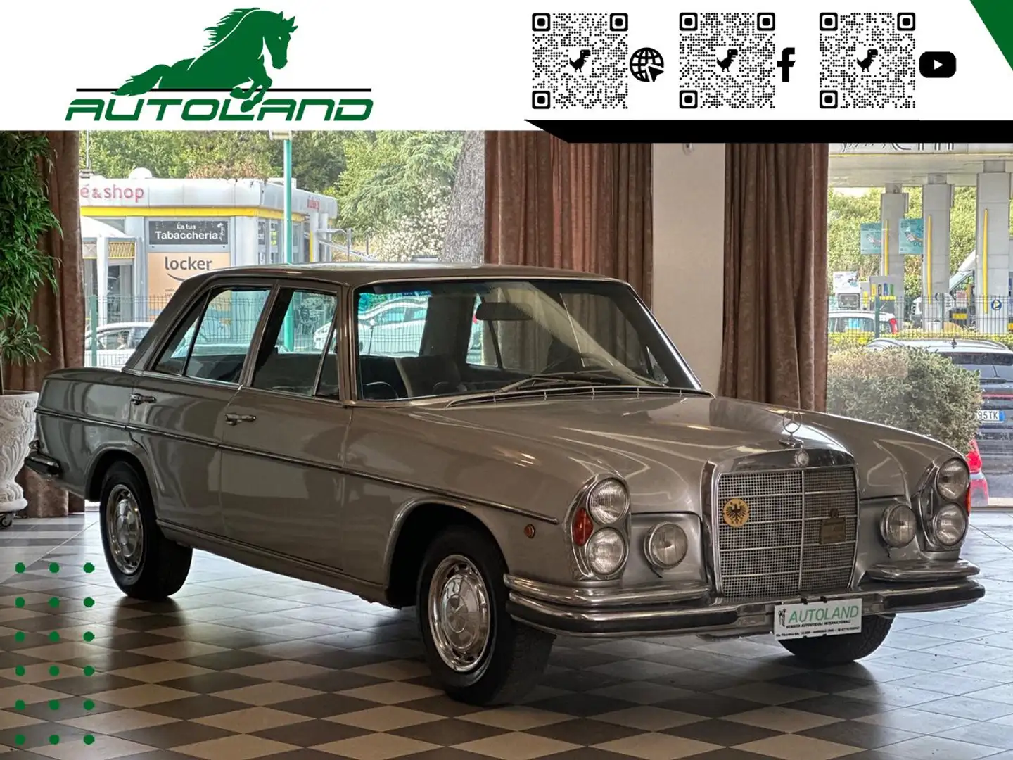 Mercedes-Benz 280 280 S Iscritta ASI e Registro Storico Mercedes Gris - 2