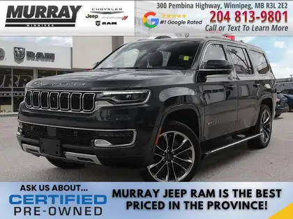 Blue 2023 Jeep Wagoneer SUV / Crossover Four-Wheel Drive Automatic