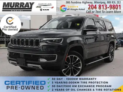 Blue 2023 Jeep Wagoneer Series III 4WD SUV / Crossover Four-Wheel Drive Automatic