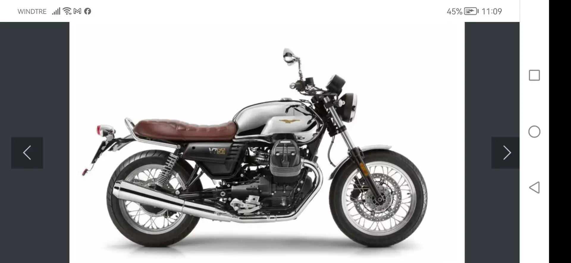 Moto Guzzi V 7 anniversario Argintiu - 1