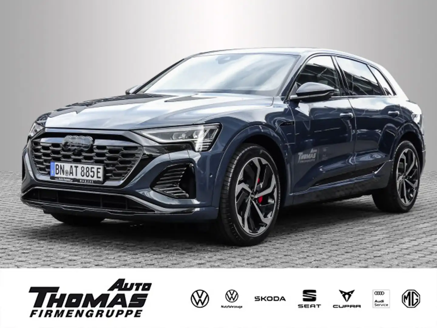 Audi Q8 e-tron S line 55 quattro+PANO Blau - 1
