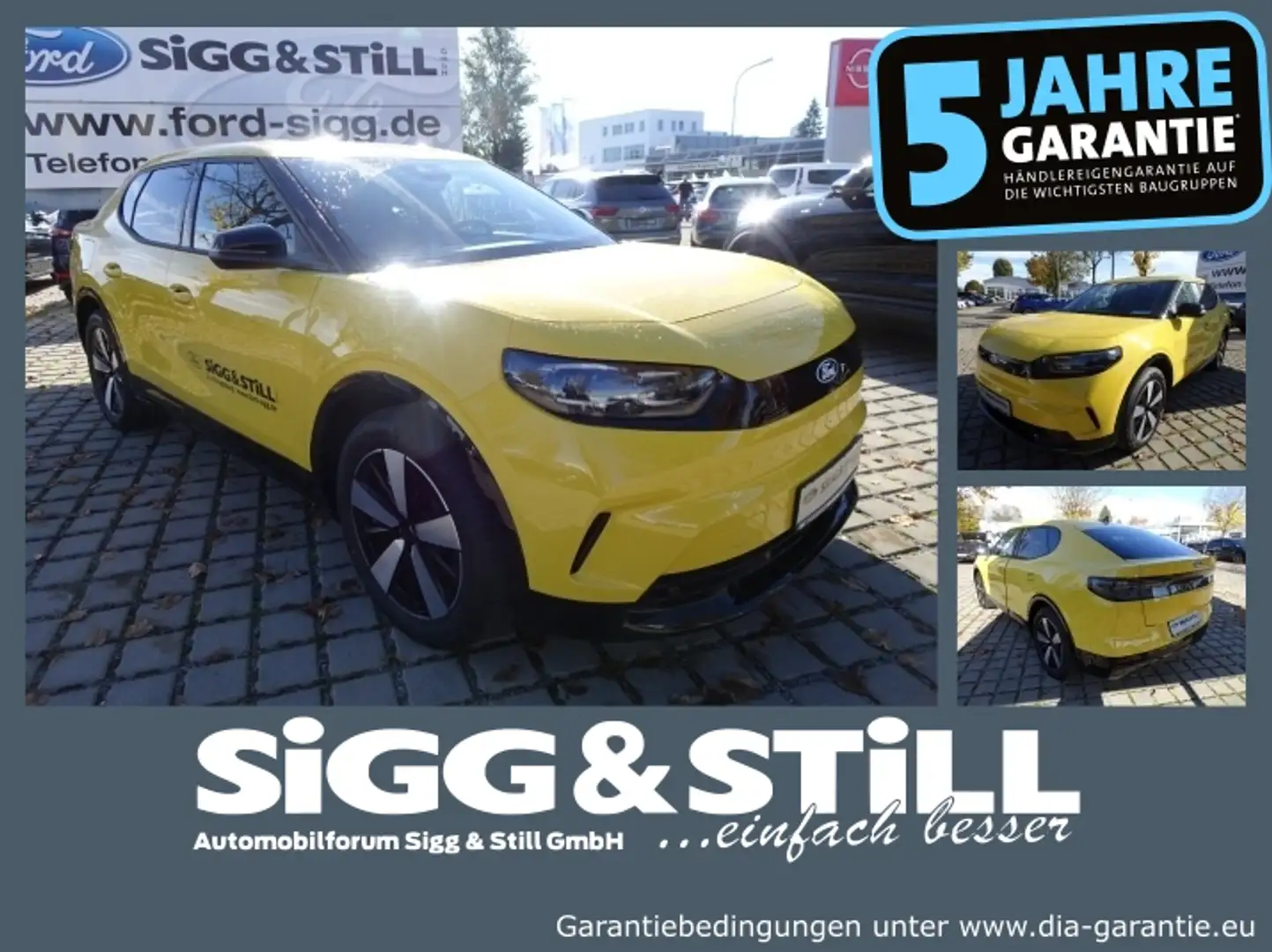 Ford Capri ELEKTRO Extended Range RWD NAVI*360°*IACC Jaune - 1