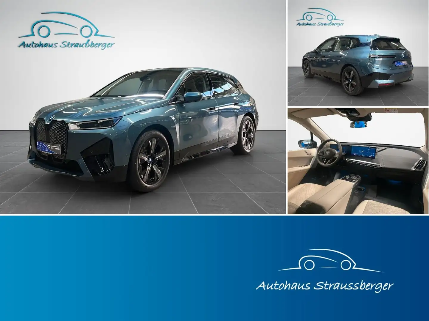 BMW iX 50 xDrive AHK ACC 360°view H/K KZU QI 4Z CPrf Bleu - 1