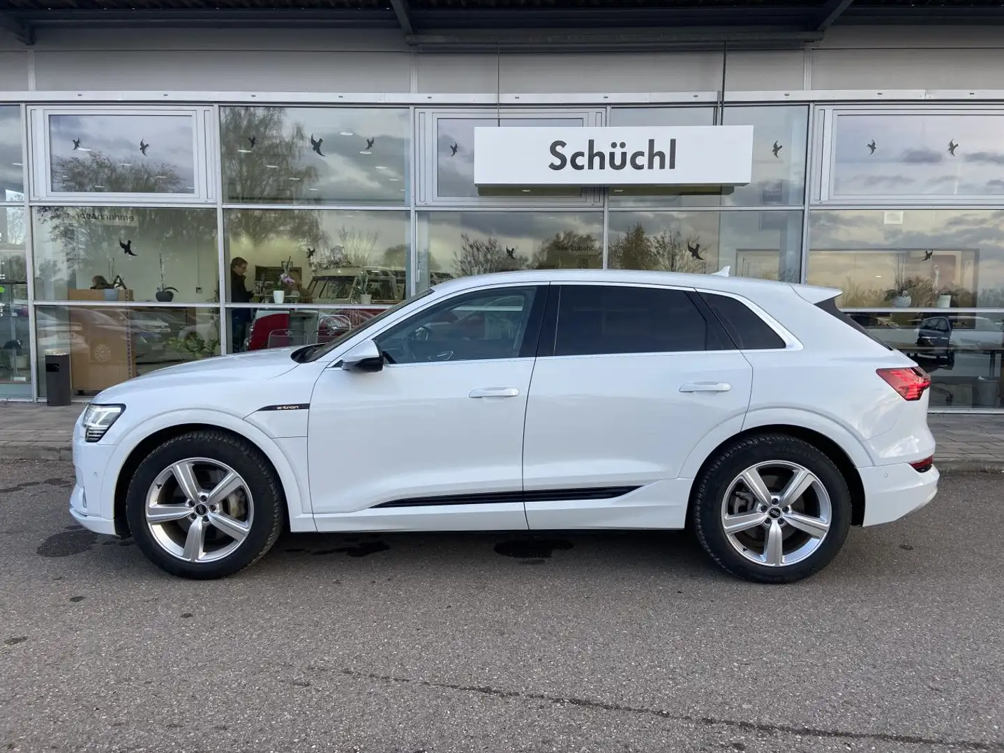 Audi e-tron 55 advanced quattro 300kw 20"+STANDKLIMA+ Weiß - 2
