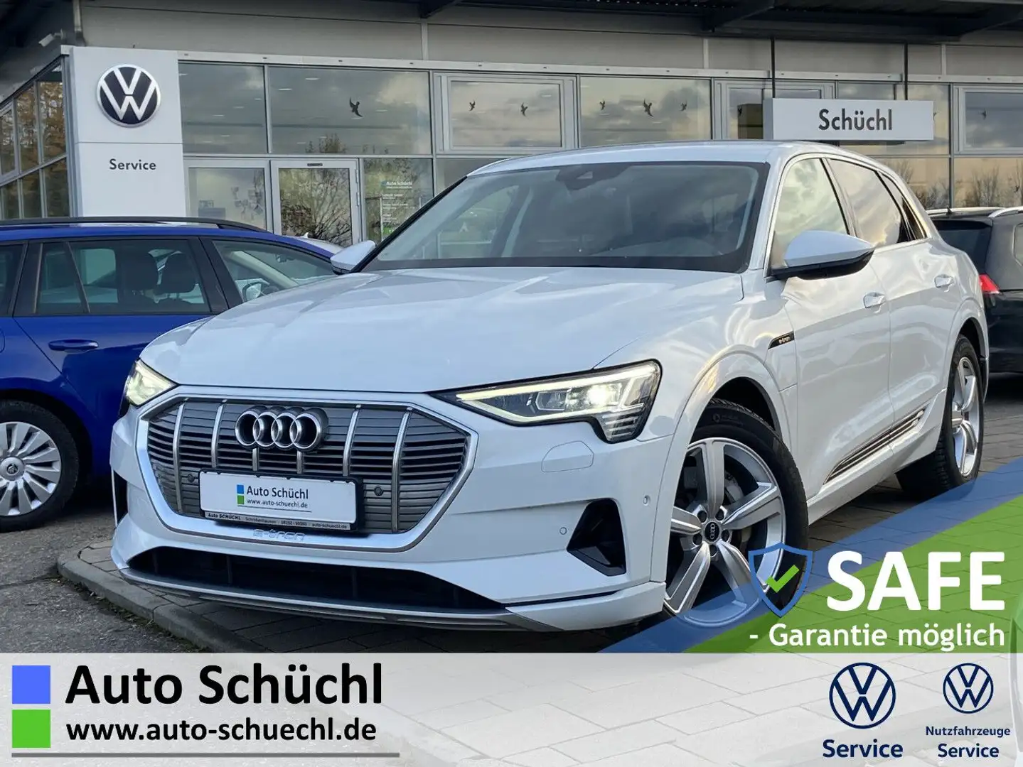 Audi e-tron 55 advanced quattro 300kw 20"+STANDKLIMA+ Weiß - 1