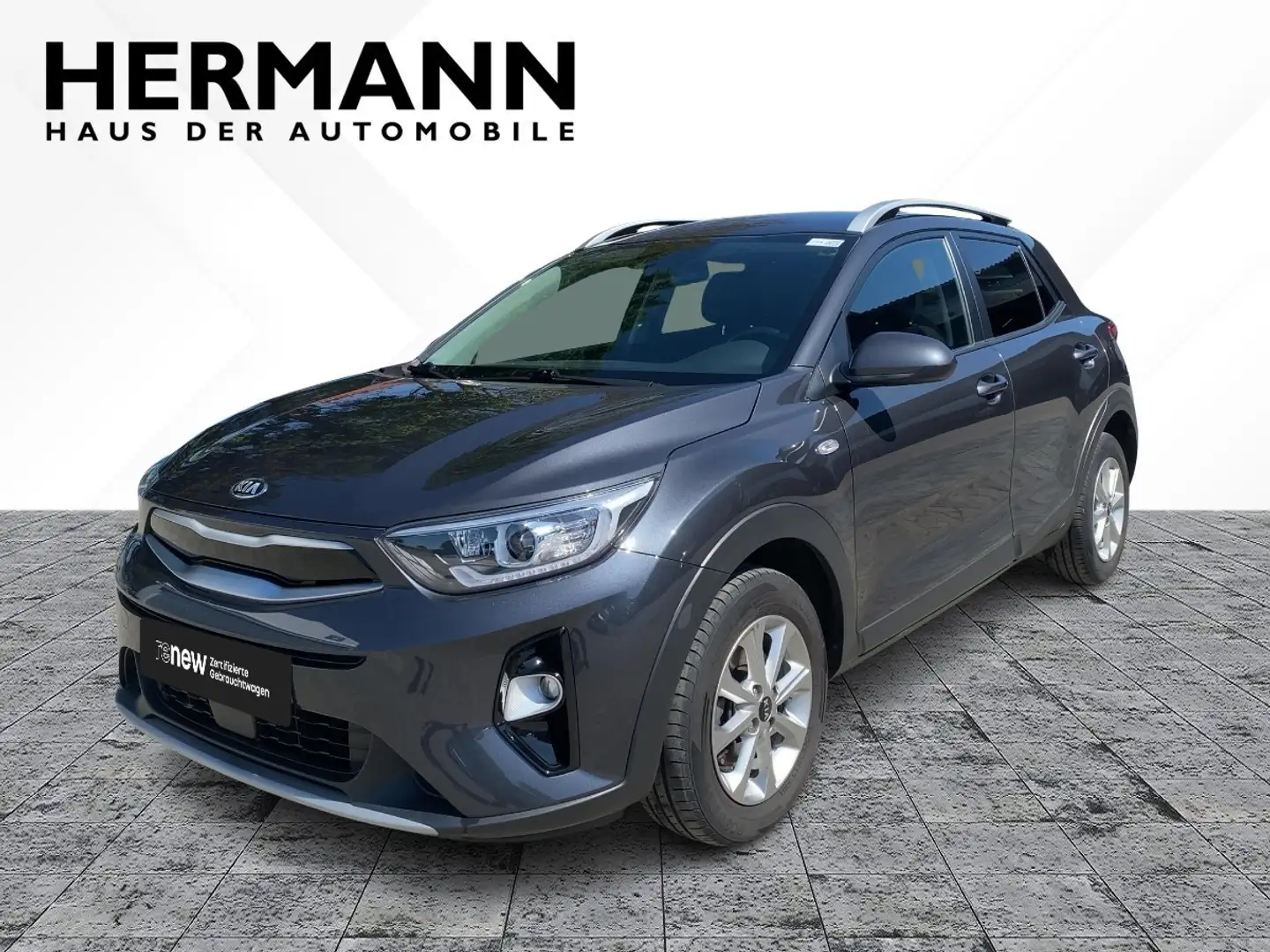 Kia Stonic 1.0 T-GDI Spirit *AHK*Sitzhzg*KlimaA*Navi Grijs - 1