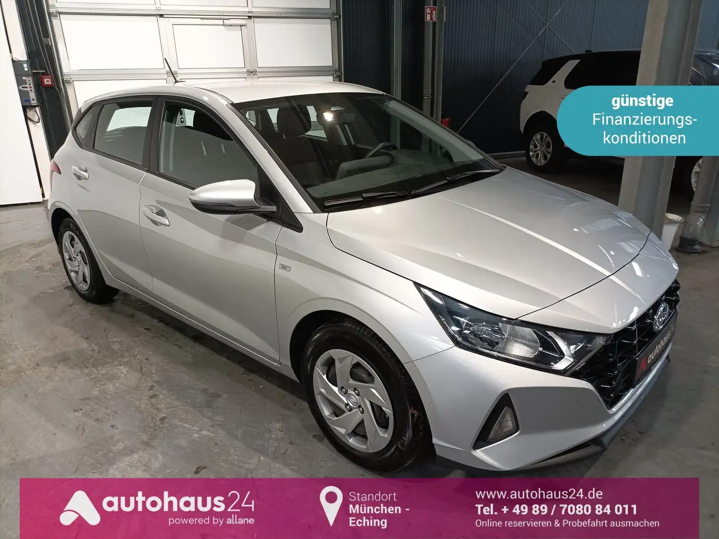 Hyundai i20 1.0 T-GDI Select MHD Sitzheizung|ParkPilot Plateado - 1
