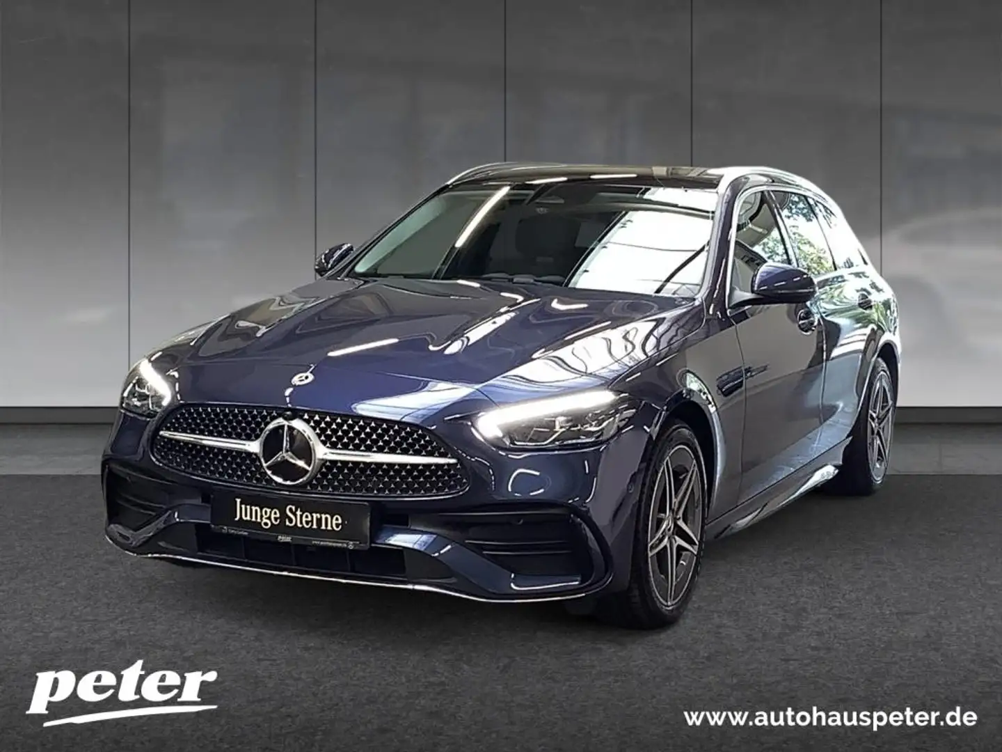 Mercedes-Benz C 300 de T AMG/Advanced/LED/Distronic/Pano-D/AHK Blau - 1