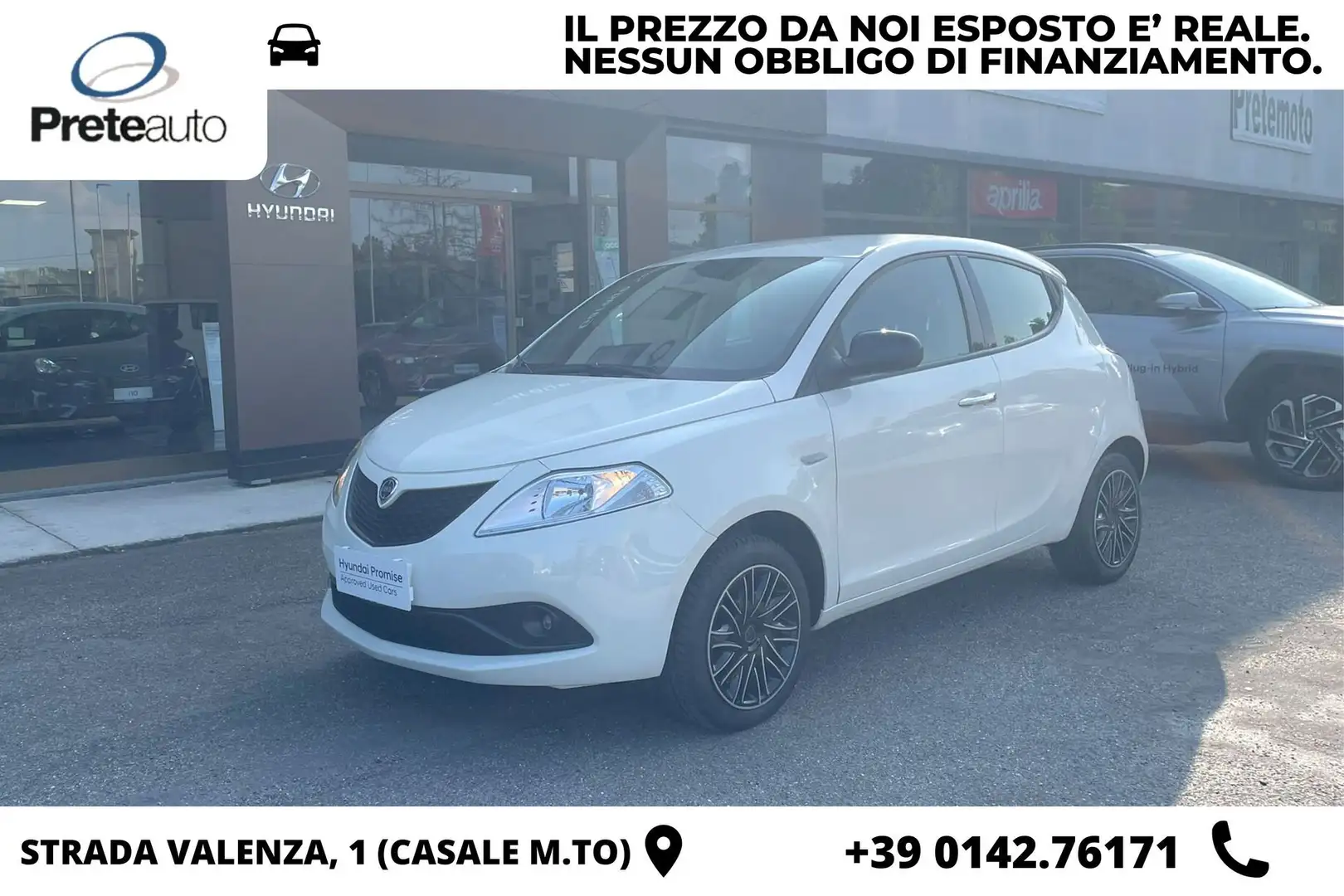 Lancia Ypsilon 1.2 69 CV 5 porte Gold Ok Neop! Bianco - 1