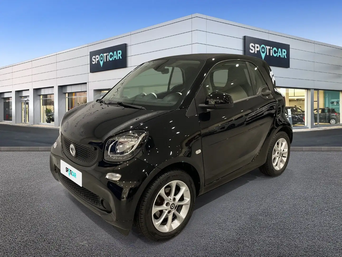 smart forTwo cabrio 70 1.0 52kW passion twinamic Nero - 1