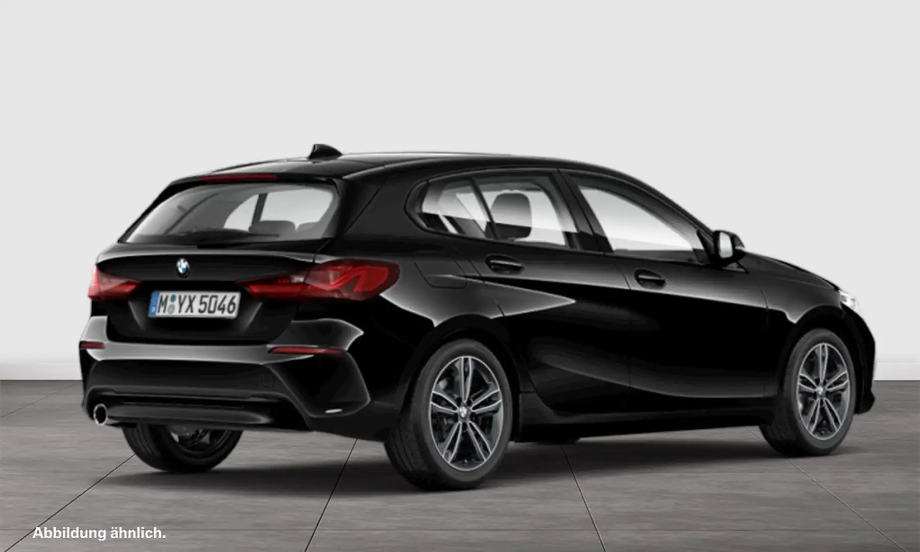 BMW 116 d SPORT LINE+HuD+ADAPT.LED+AUT+SHZ Schwarz - 2
