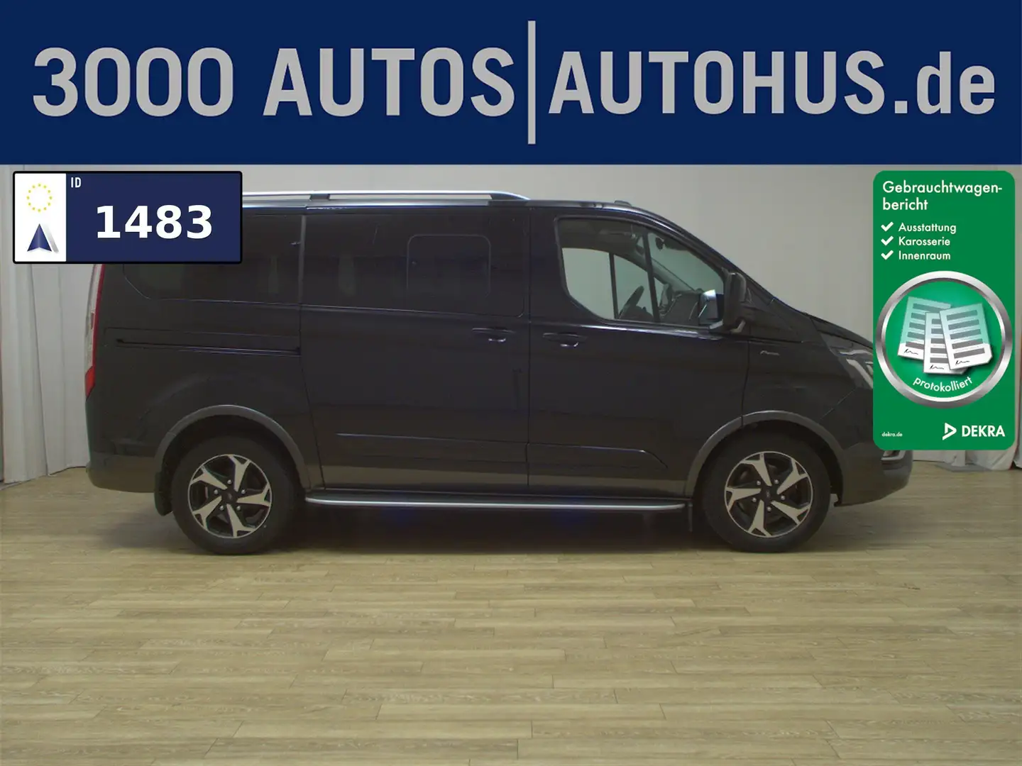 Ford Tourneo Custom 2.0 TDCi Active L1 8-Sitzer PDC Noir - 1