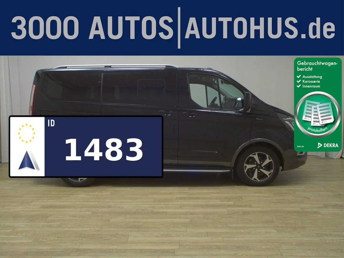 Ford Tourneo Custom 2.0 TDCi Active L1 8-Sitzer PDC Schwarz - 1