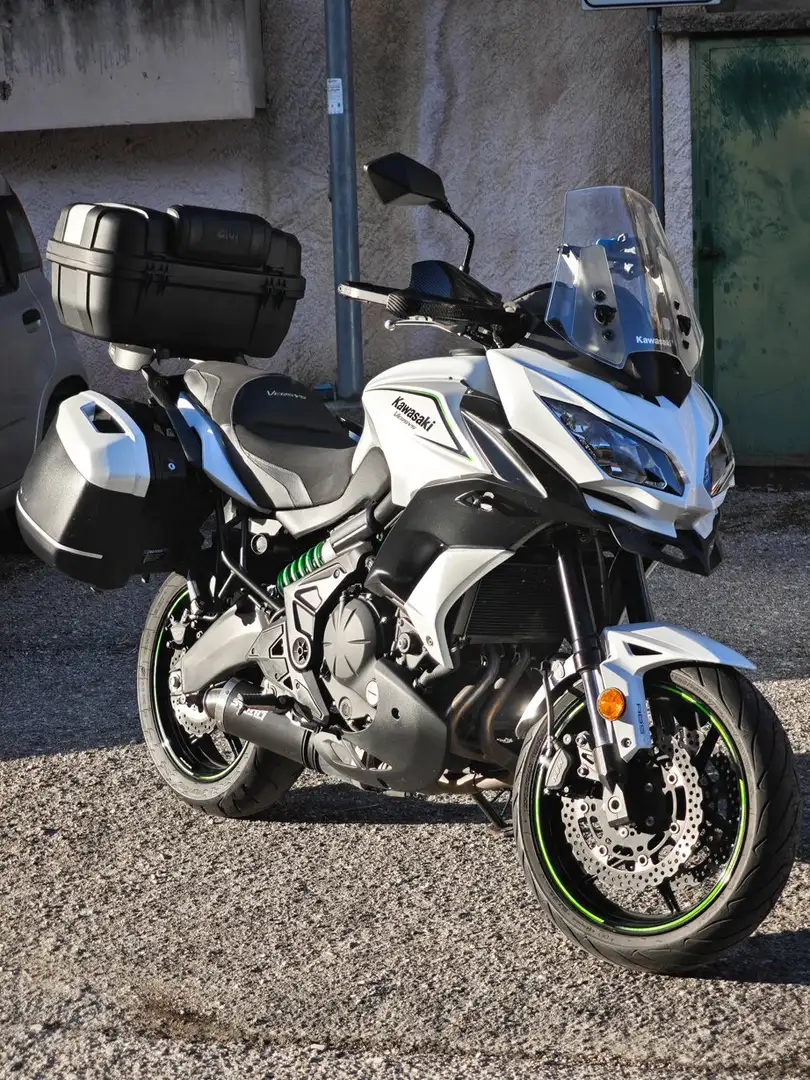 Kawasaki Versys 650 Grand Tourer + accessori Blanc - 1