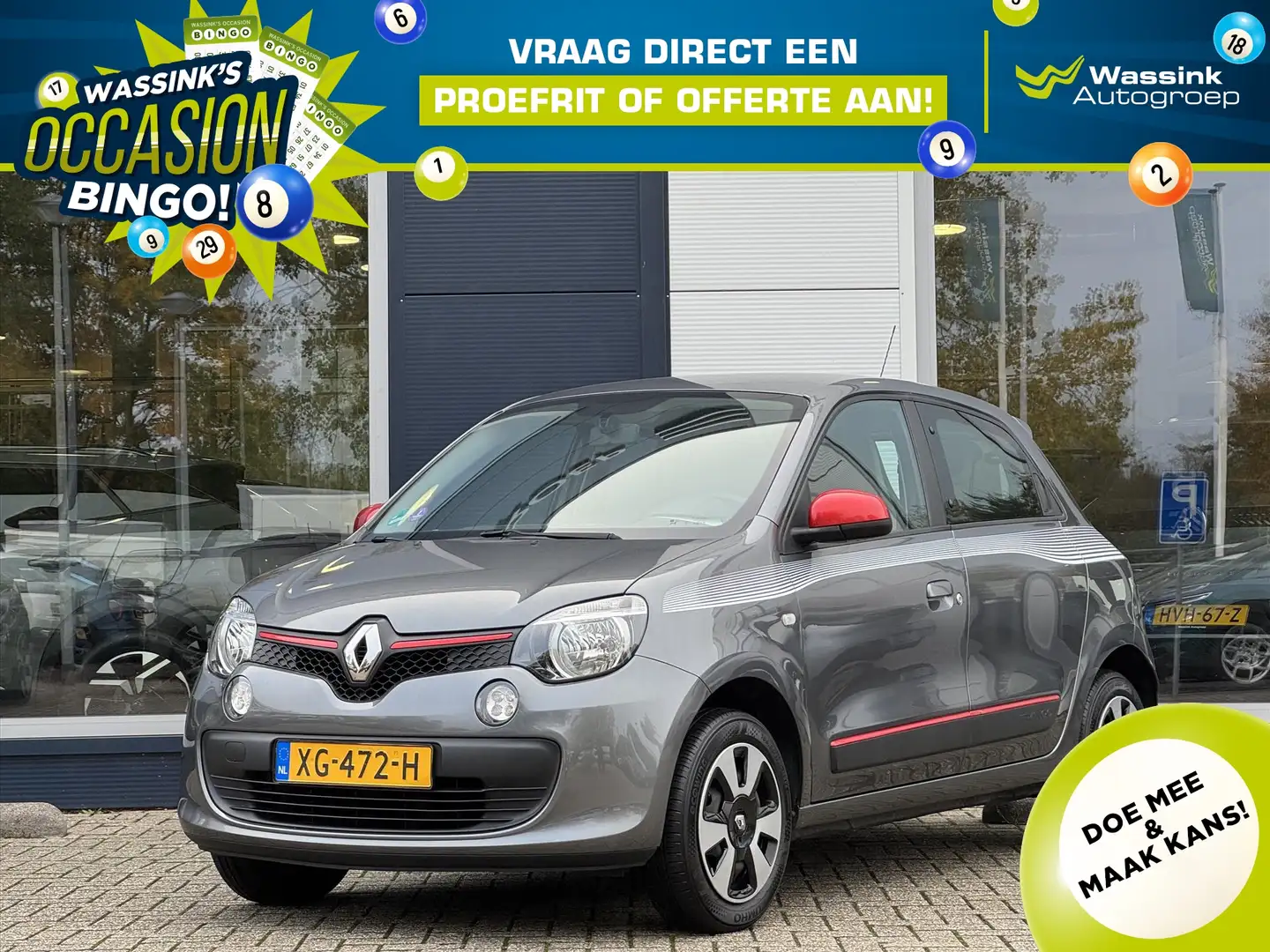 Renault Twingo 1.0 SCe 70pk Collection | Airco | Elektrisch bedie Grau - 1