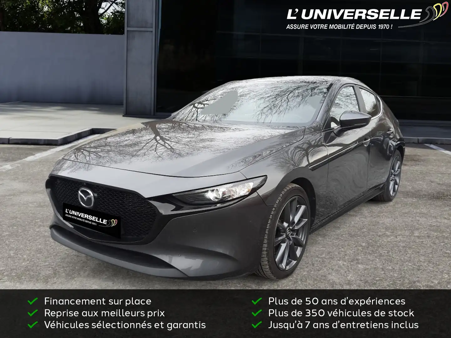 Mazda 3 SKYCRUISE BOITE AUTOMATIQUE Gris - 1