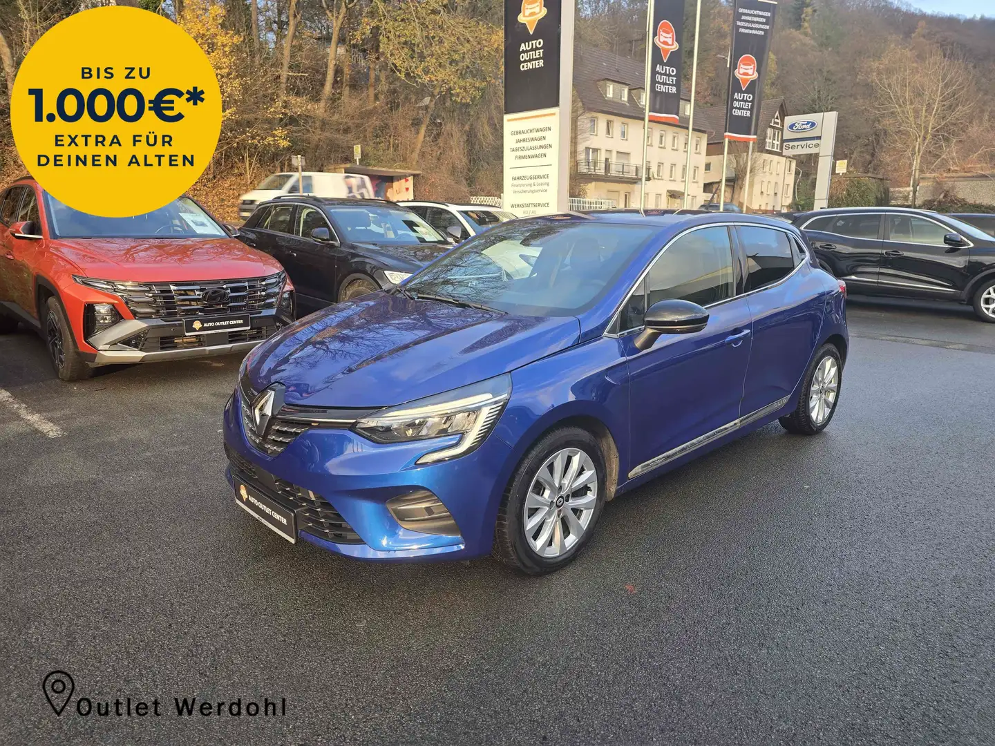 Renault Clio V Intens*ALU*NAVI*LED*SITZHEIZUNG* Blau - 1