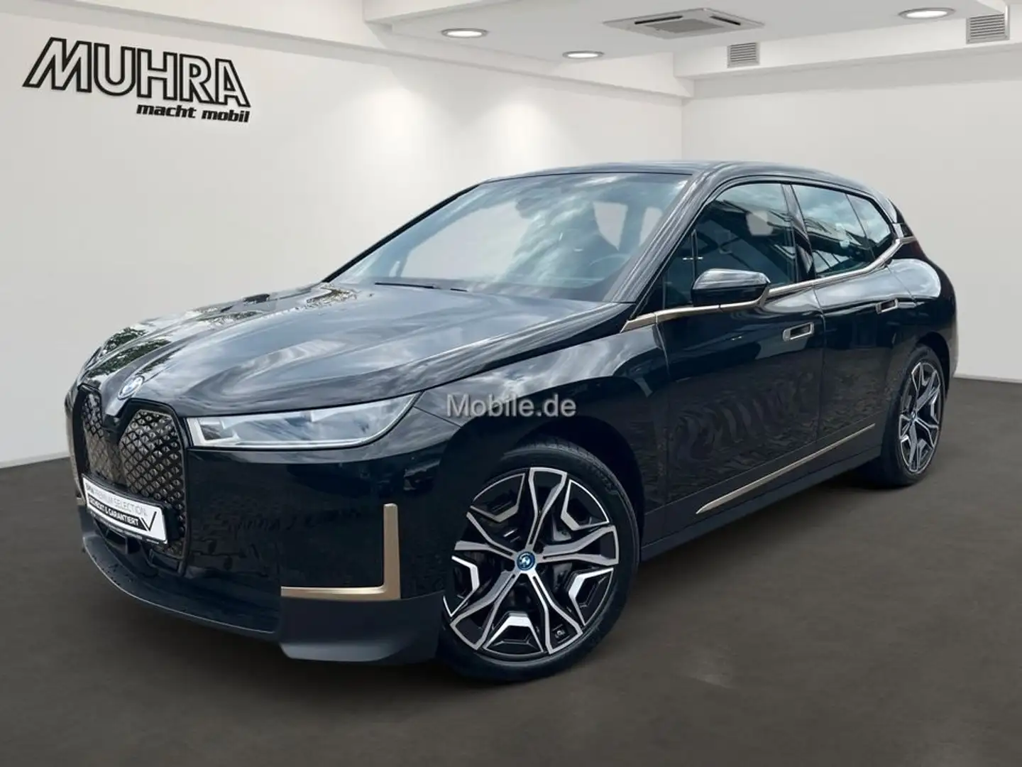 BMW iX xDrive40 Pano Sky DA Prof 22" LC Prof AHK H/K Schwarz - 2