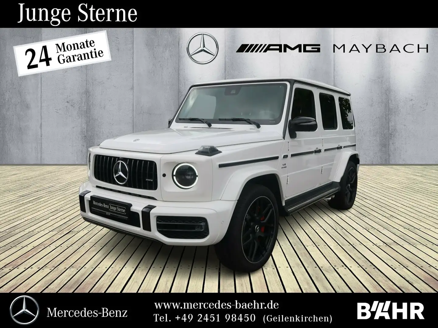 Mercedes-Benz G 63 AMG G 63 AMG Night/Comand/AHK/Burmester/SHD/360°/22" Weiß - 1