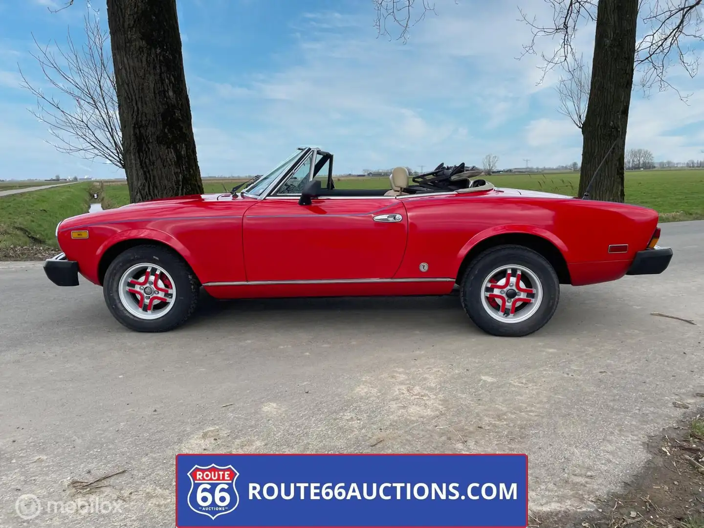 Fiat 124 Spider 1980 | Route 66 auctions Rojo - 2