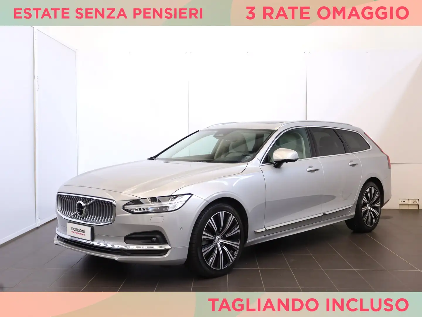 Volvo V90 2.0 b4 plus bright auto Argent - 1