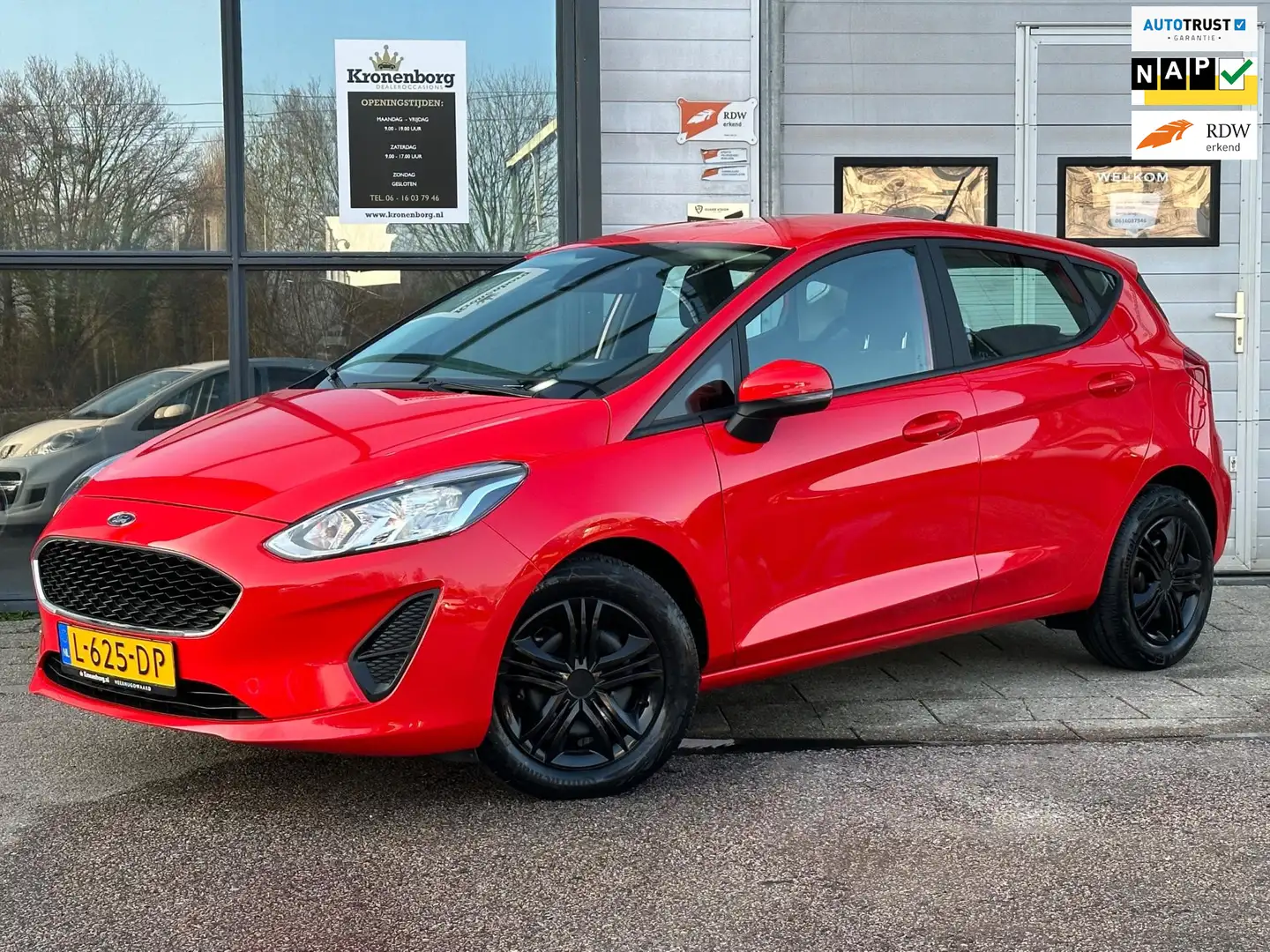 Ford Fiesta 1.0 EcoBoost Connected, CAPLAY, NAVI, NAP Rood - 1