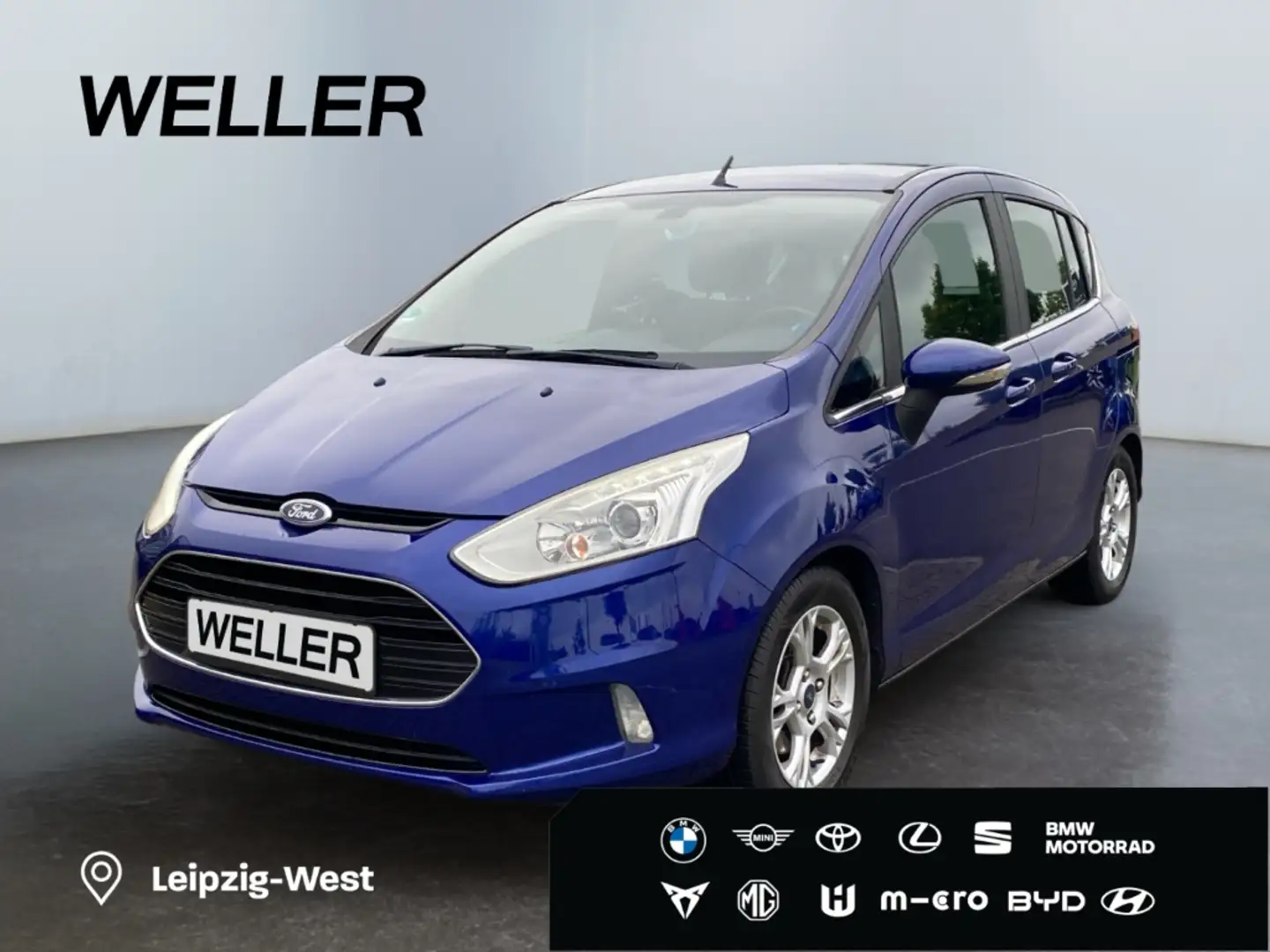Ford B-Max 1.6 Titanium *hbz Front*SHZ*PDC*Bluetooth* Blauw - 1