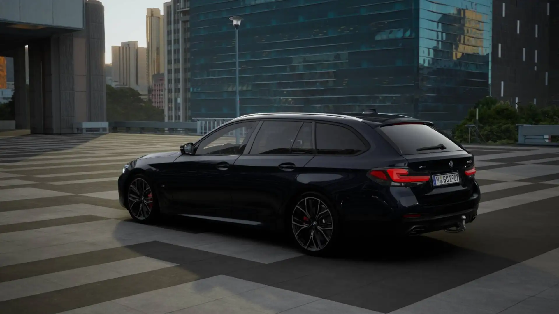 BMW 540 d xDrive Touring Aut. ///M-Sport PRO ACC Laser Schwarz - 2