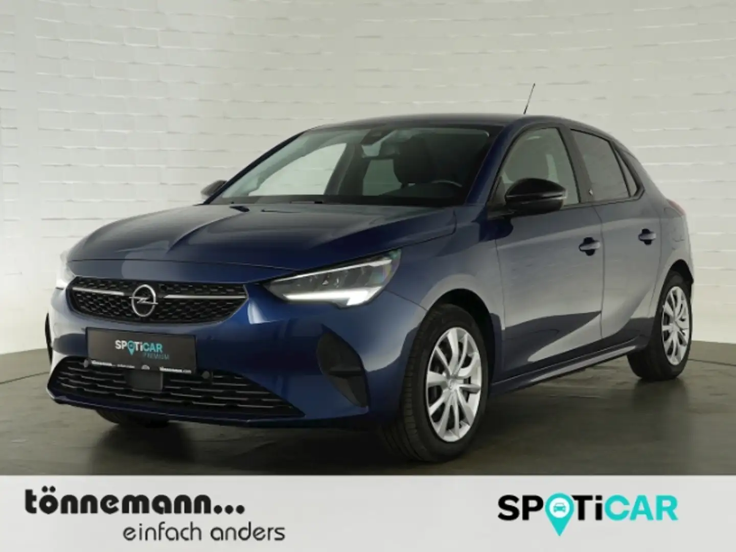 Opel Corsa-e F EDITION 50kWh+RÜCKFAHRKAMERA+KEYLESS+KLIMAAUTOMA Blau - 1