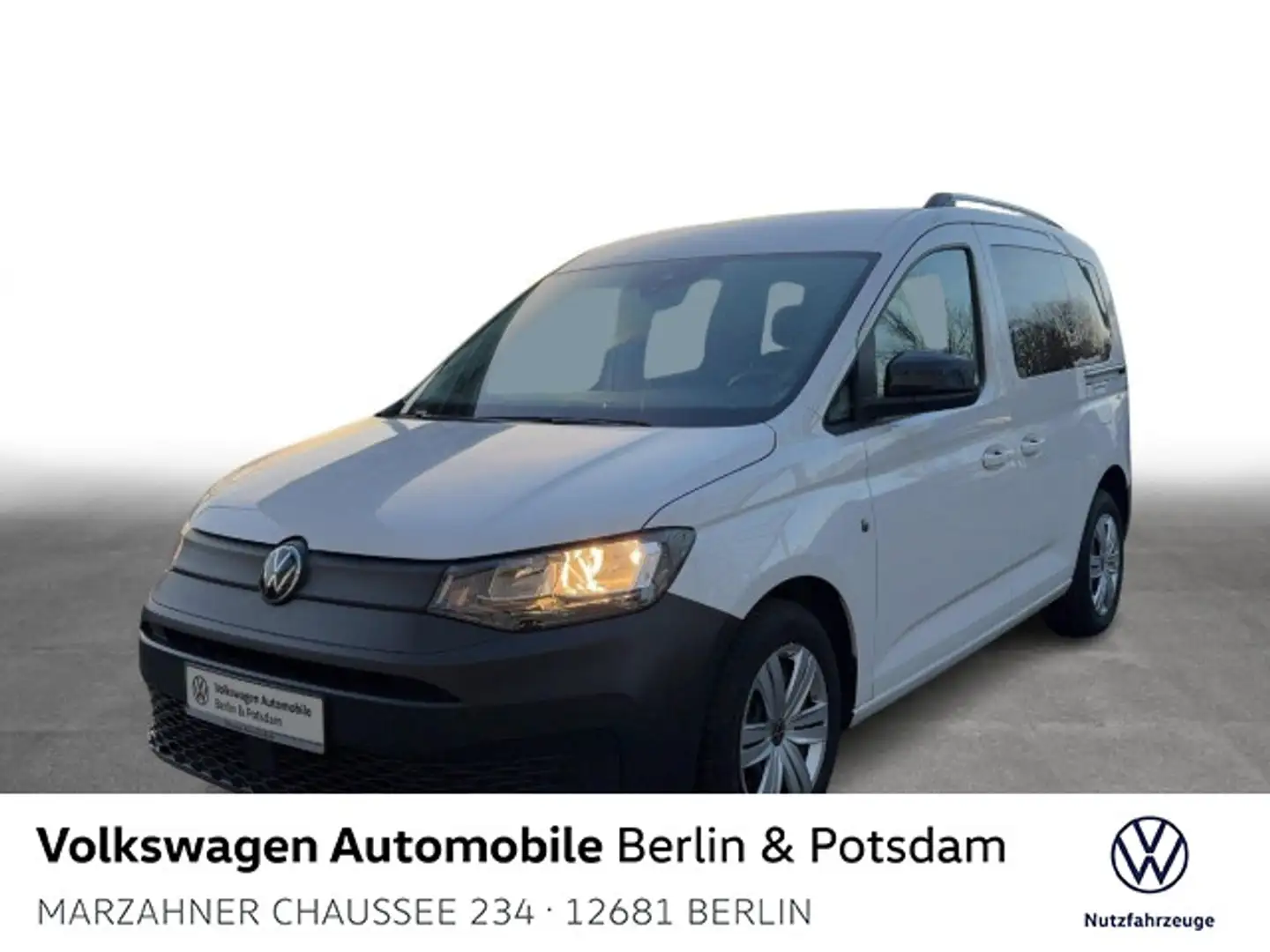 Volkswagen Caddy 2.0 TDI DSG Klima Radio SHZ GRA PDC Weiß - 1