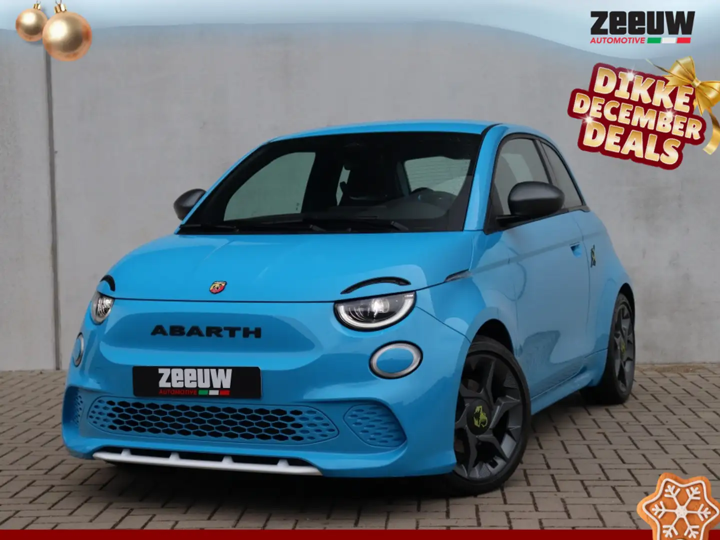 Abarth 500e Urban 42 kWh | Carplay | LED | Navi | 17" Bleu - 1