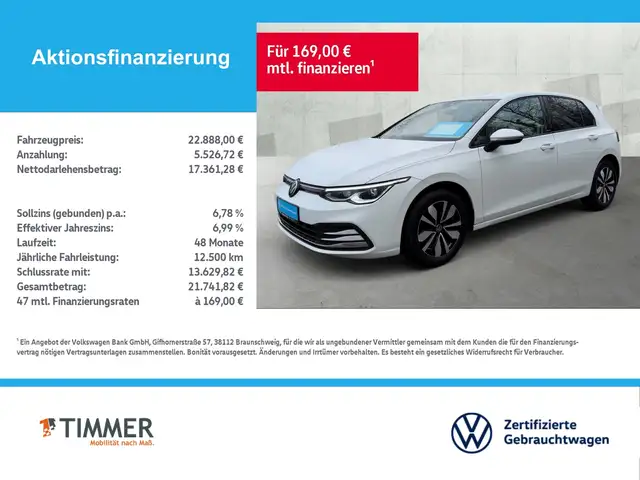 Volkswagen Golf VIII 2.0 TDI Move DSG *NAVI*LED-PLUS*KAMERA