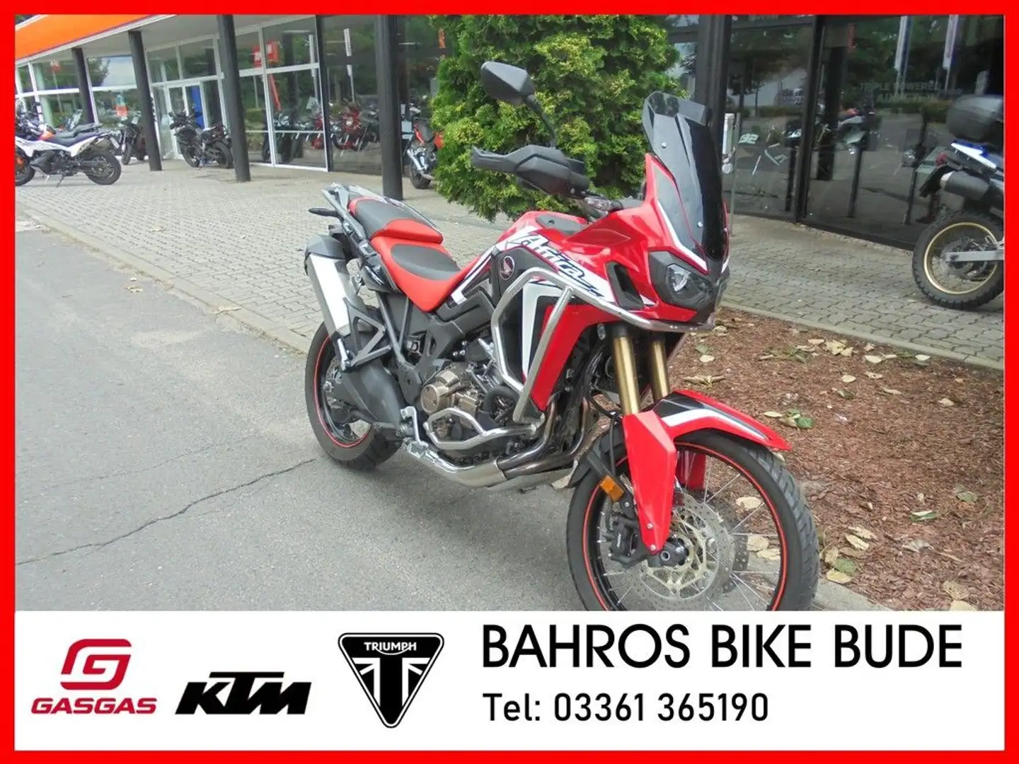 Honda CRF 1000 DCT AFRICA TWIN Červená - 1