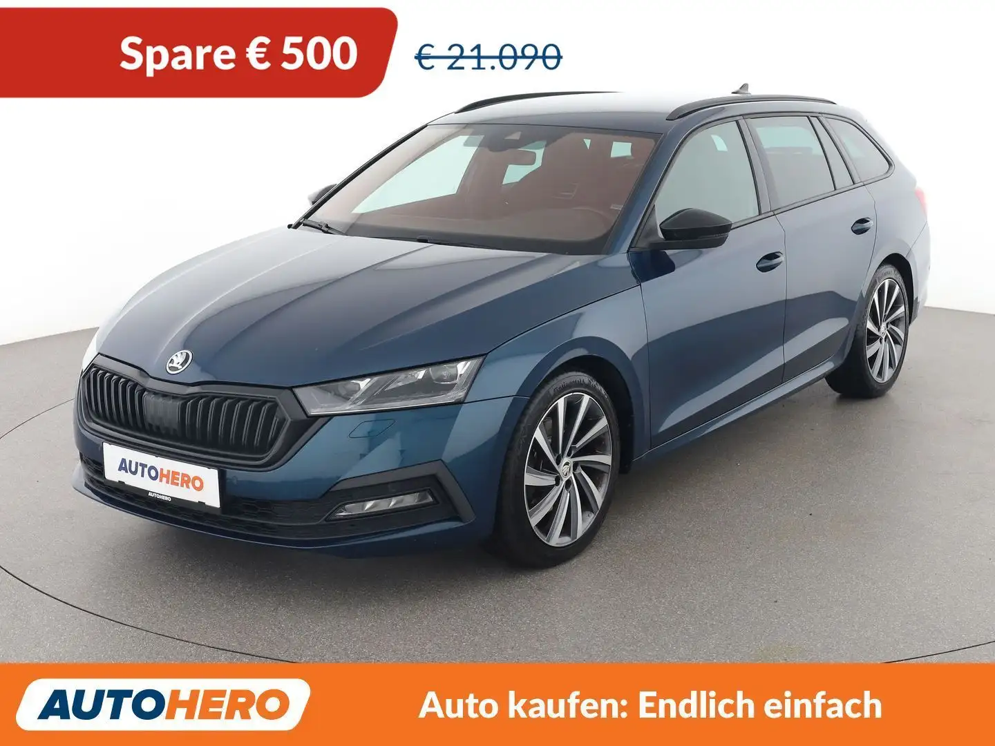 Skoda Octavia 2.0 TDI Style 4x4 Blau - 1