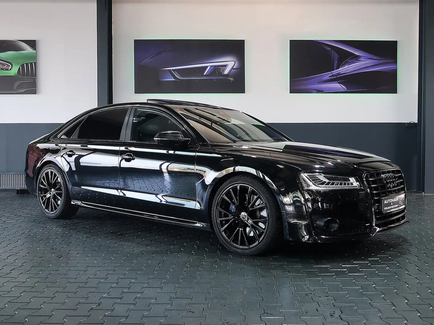 Audi A8 4.2 V8 TDI LANG*SPORT*110%MAXVOLL*EXCLUSIVE* Schwarz - 1